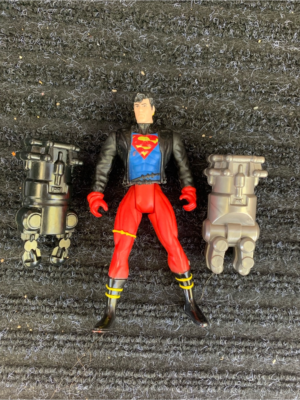 VINTAGE 1995 KENNER SUPERMAN MAN OF STEEL SET (STEEL, SUPERMAN AND SUPER BOY) - Picture 5 of 6